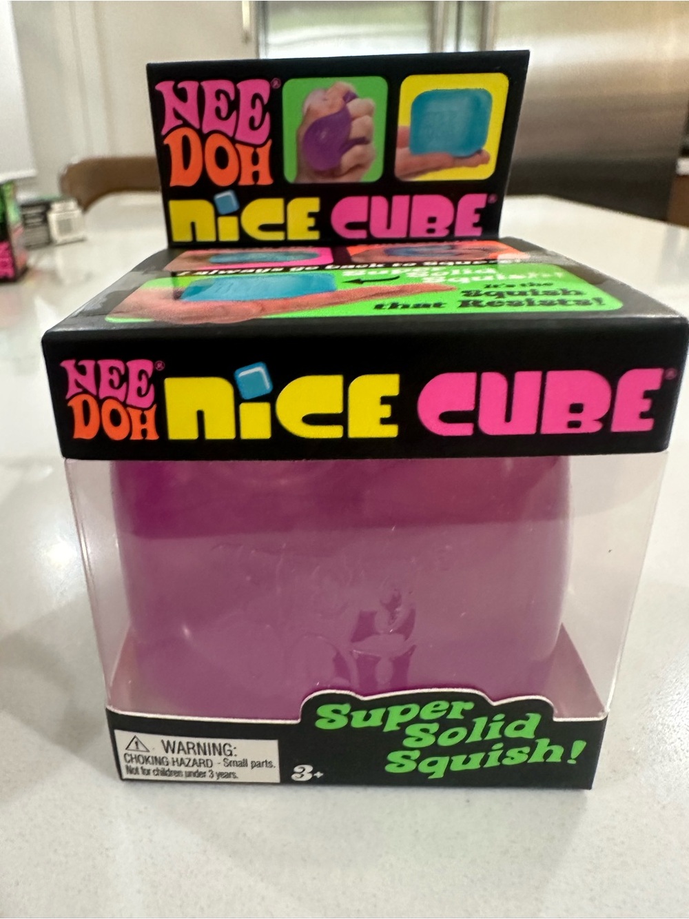 NeeDoh Nice Cube Super Solid Squish - Purple 🔥fast shipping regular size
